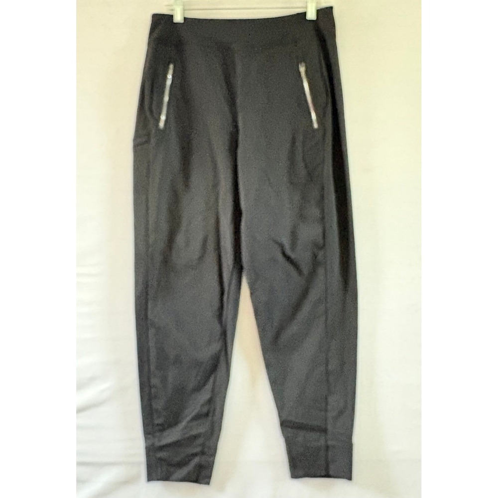 Athleta Headlands Hybrid Jogger Pants Black Ripstop Hiking Travel 533655 Size 8